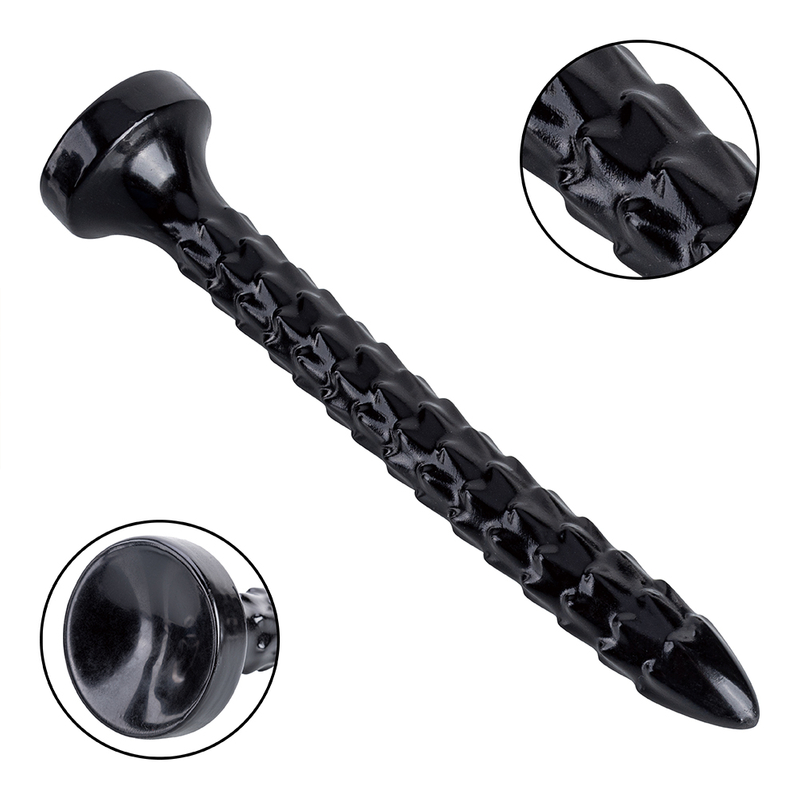 Hot Selling Fancy Factory Custom Couple Massage Toy Wholesale Black Long Thin Dildos