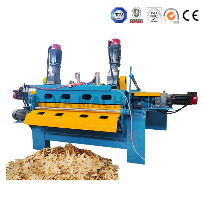 Veneer peeling machine ベニヤ剥離機