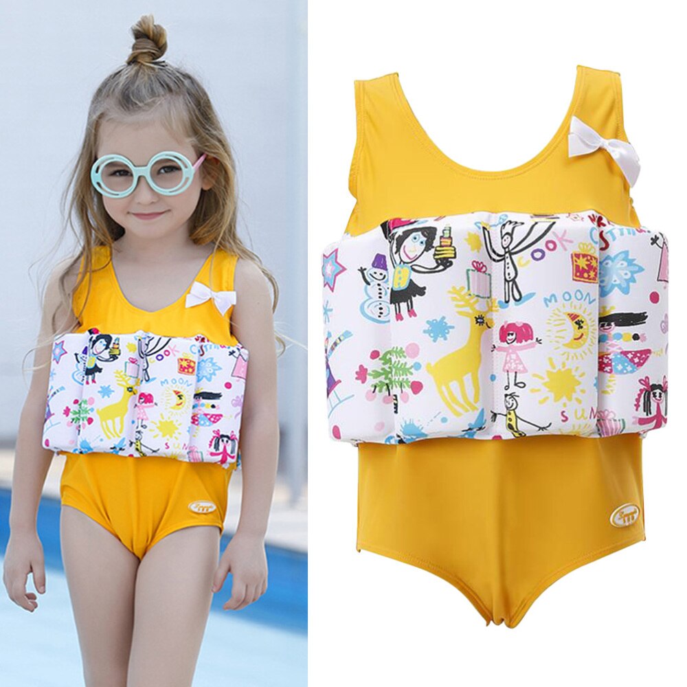 Swimsuit kanak -kanak dengan terapung