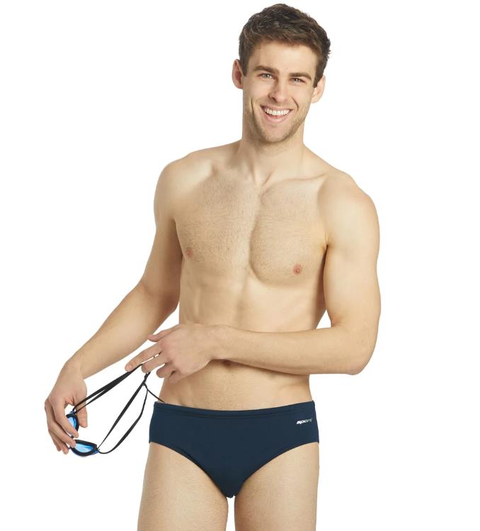 Solid Color Swim Briefs