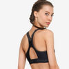 Soutien-gorge de sport femme High Crossback Noir