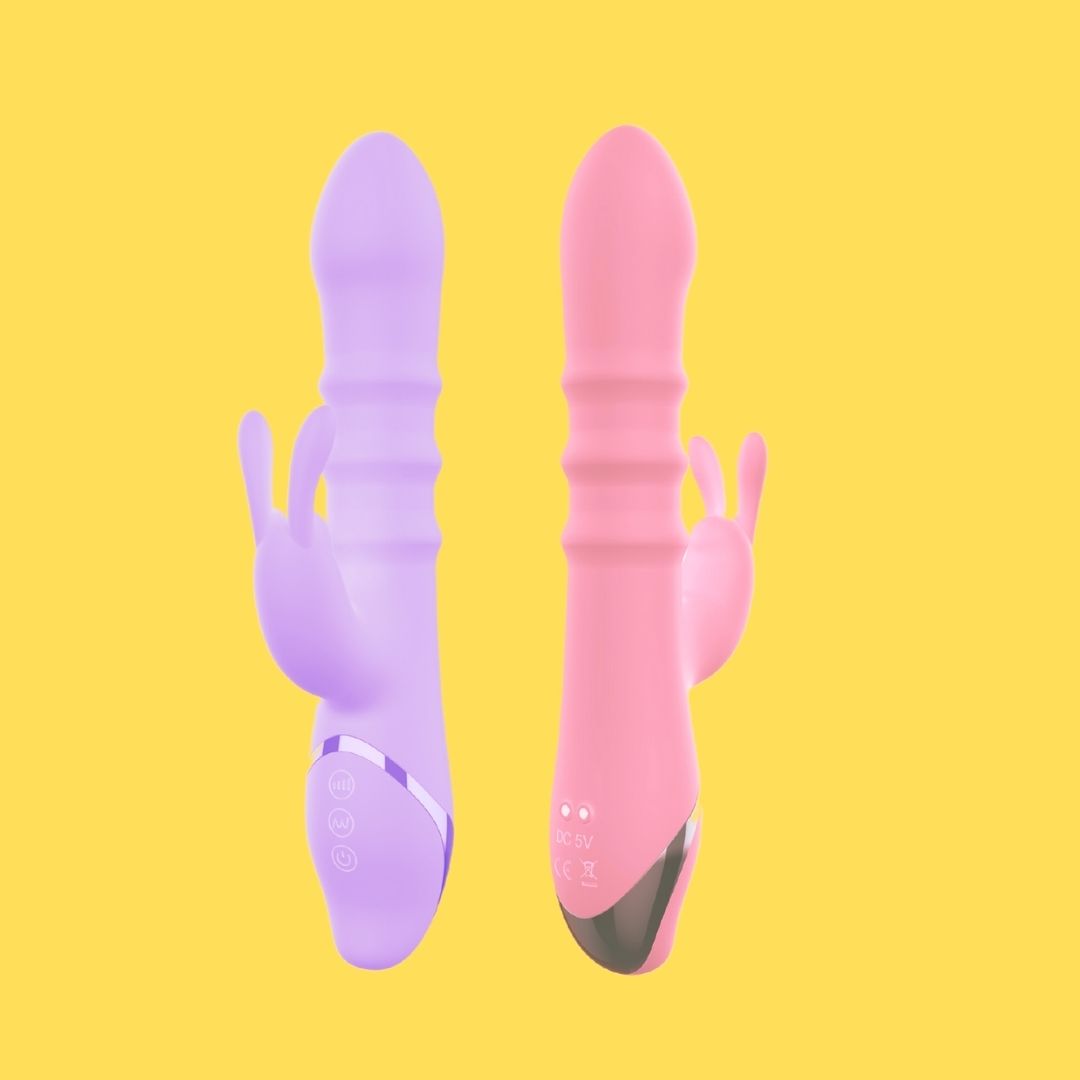 UM-DN110 Three Slid-Ring Moving Up & Down Rabbit Vibrator