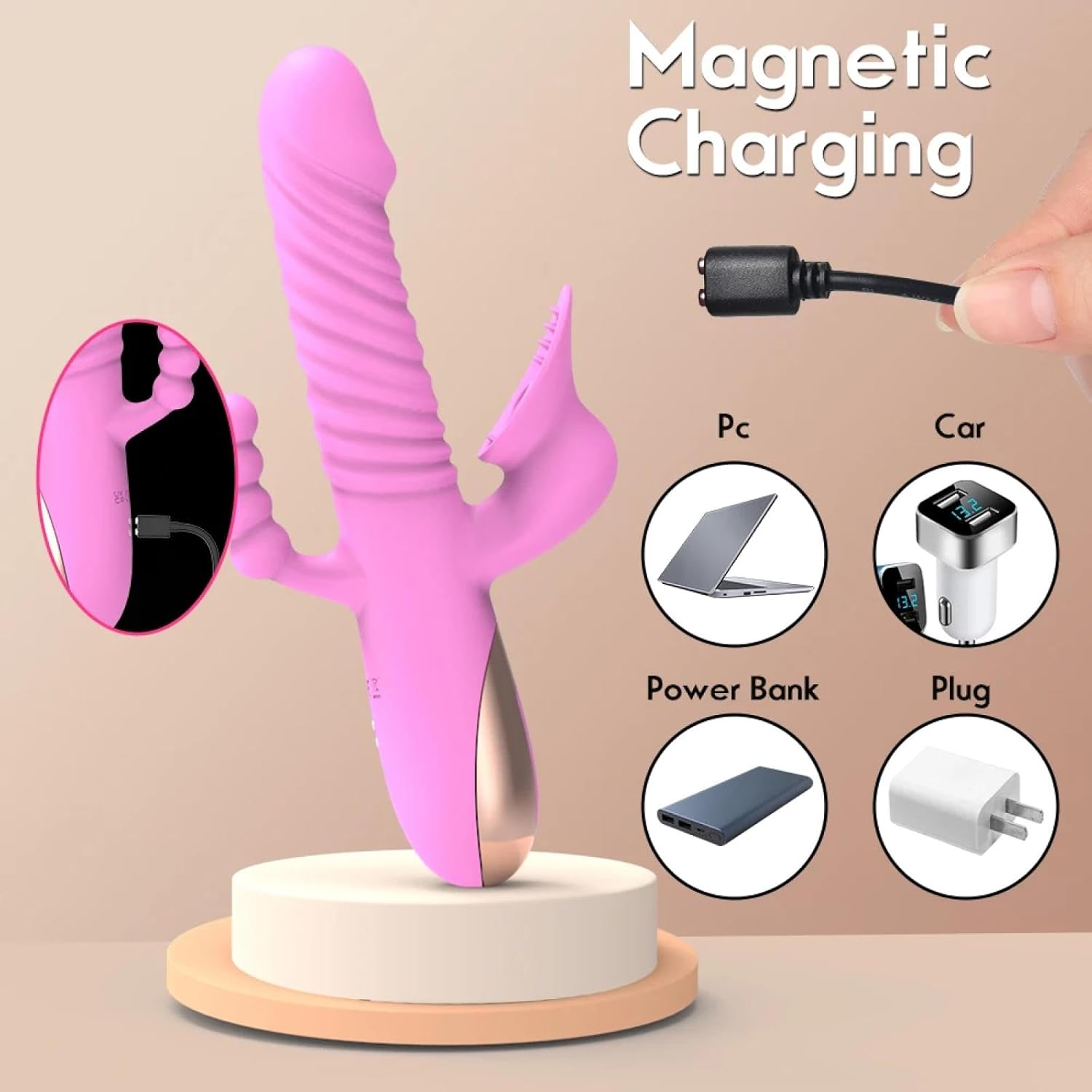G-Spot Retractable Function Vibrator