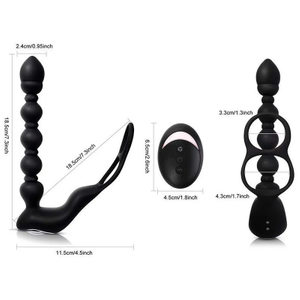 Ergonomic Prostate Stimulator with Remote Control