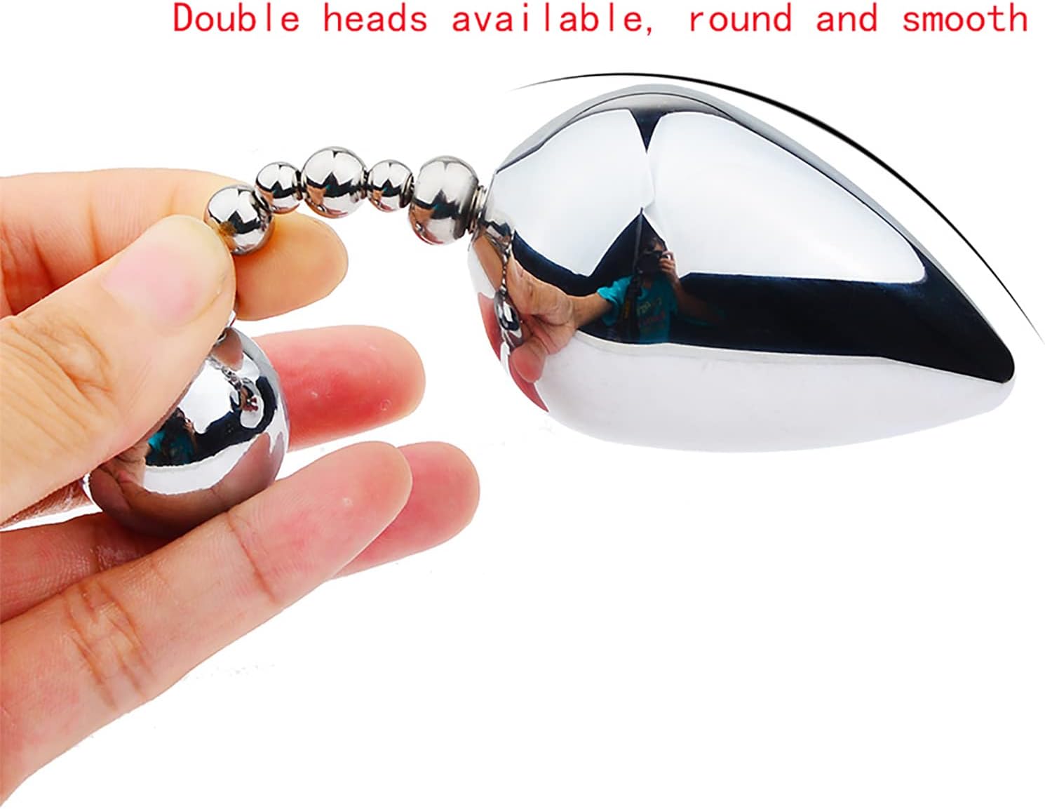 Metal Double-headed Anal Plug 