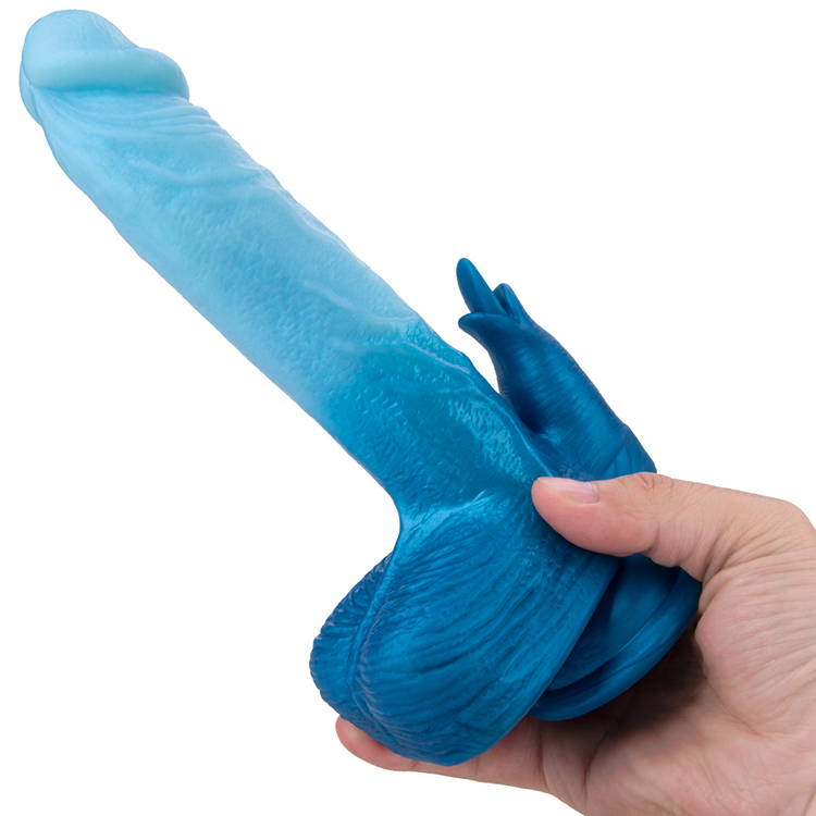 Real Colorful Dildo Vibrator Flesh Shape Woman Adult Toy 
