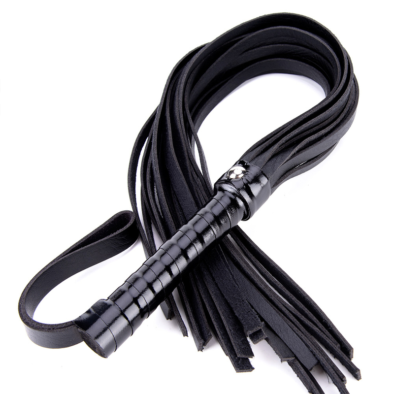 BDSM PU Leather Spanking Whip with Fetish Flogger Horse Adult Slave Sex Toys for Men