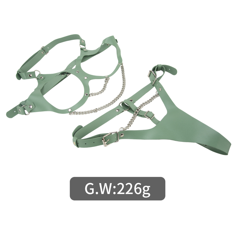 Universal BDSM Leather Bondage Set Premium Slave Restraint Outfit for Multi purpose BDSM Play