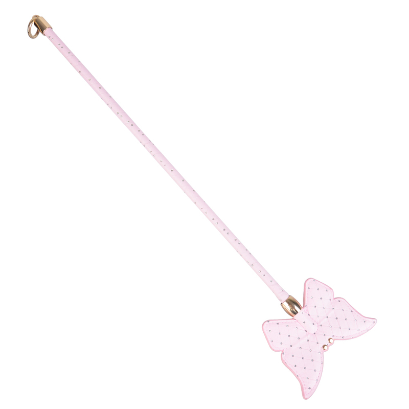 Novelty Butterfly Shaped Bdsm Bondage Spanking Paddle with Rhinestone Decoration Adult Sex Toy