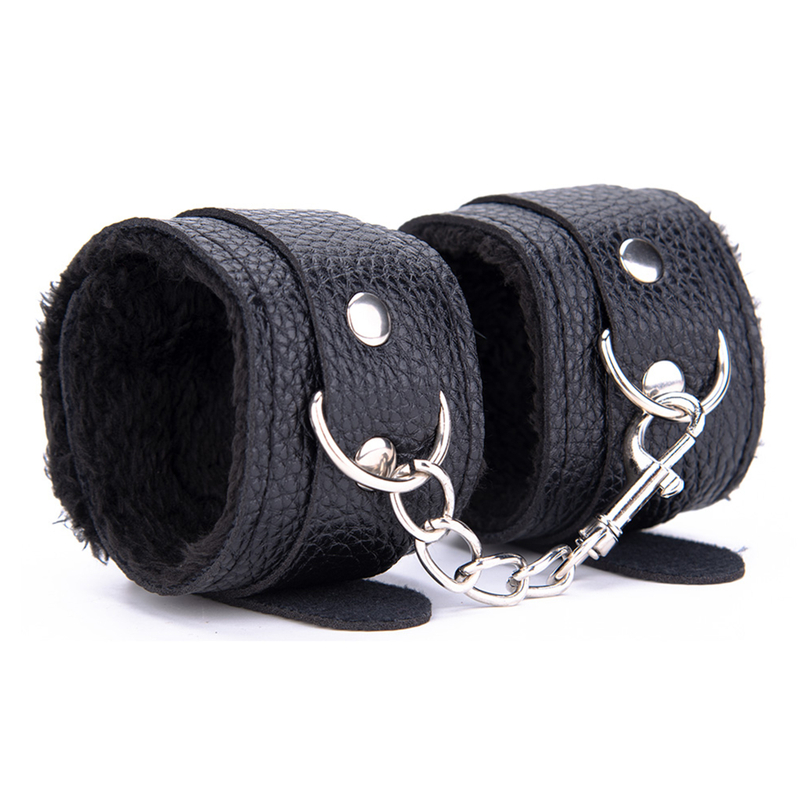 9PSC SM Erotic Role Play Kit 9 Piece Genuine Leather Bondage Set for Couples BDSM Cosplay and Fantasy