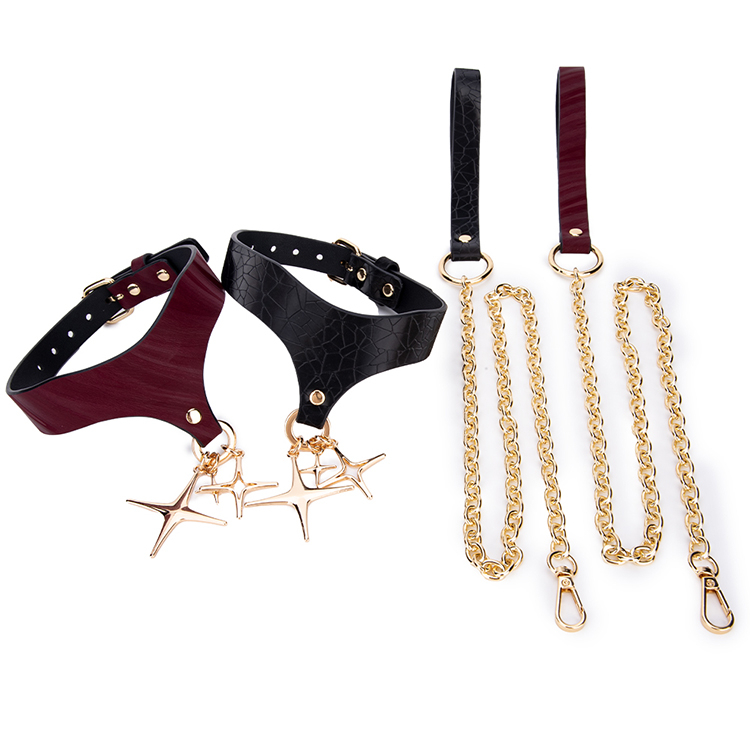 Best Selling PU Leather Bondage Collar Restraint Neck Collar for Couples' BDSM Adventures