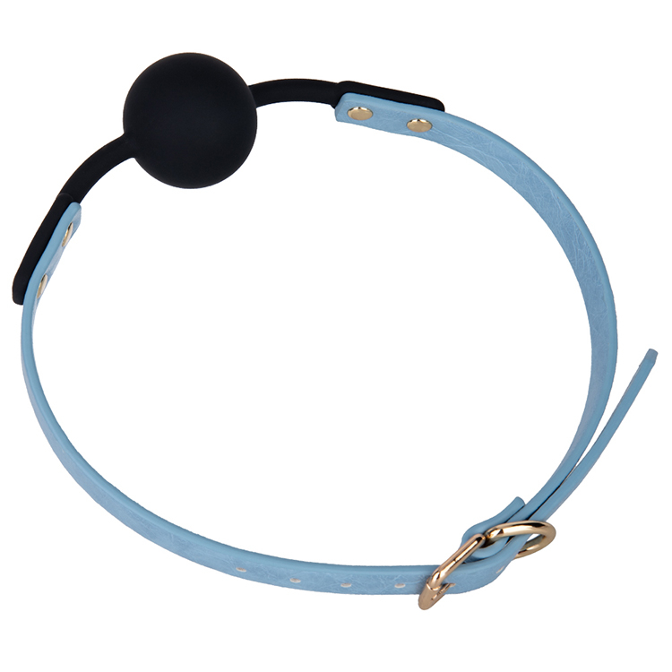 Adult Sex Toys for Fetish and Couples Black Silicone SM Seat Belt Mouth Plug Ball and PU Leather SM Toys