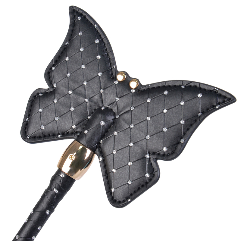 Butterfly Shaped Bdsm Bondage Spanking Paddle with Rhinestone Decoration Adult Sex Toy