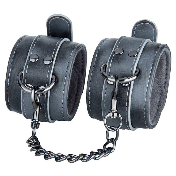 Adult SM Bondage Handcuffs PU Leather BDSM Restraint Toys for Couples