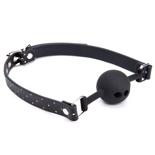 Slave Harness Silicone Ball Gag Sex Toy