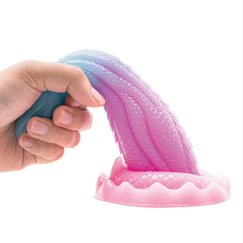 The Dark Monster Dildo Artificial Sucker Big Penis 