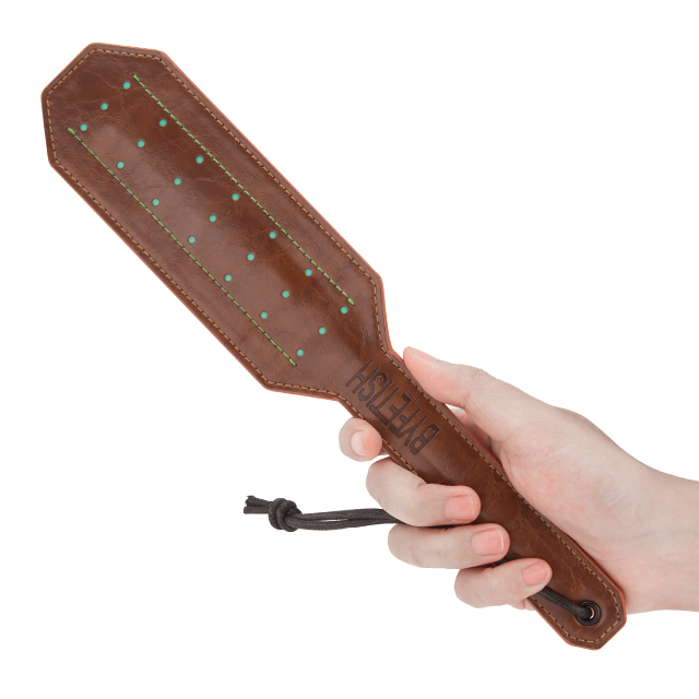 Manufacturer And Supplier Large Wooden Plate Straight PU Leather Bdsm Spanking Sex Whip Adult Game Toys Wood Paddle
