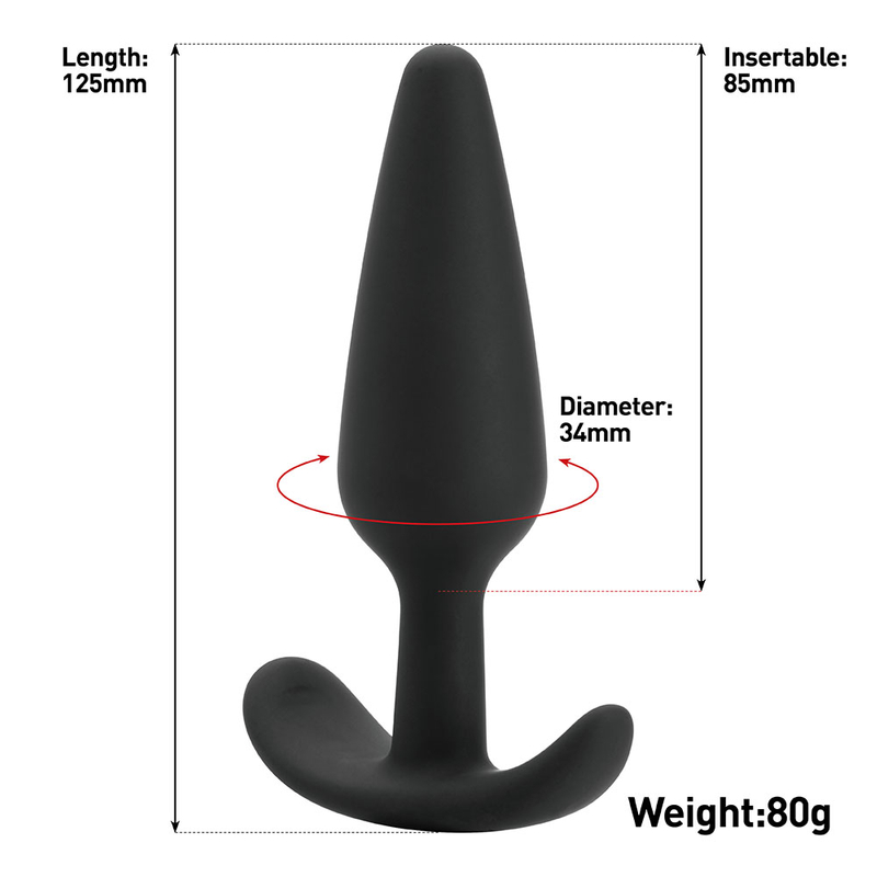 Silicone Butt Plug Male Female Masturbator Butt Toys 