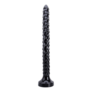 Custom Wholesale Black Long Thin Massage Dildo Fun Toy for Couples