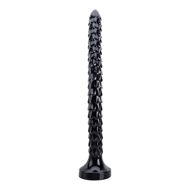 Custom Wholesale Black Long Thin Massage Dildo Fun Toy for Couples
