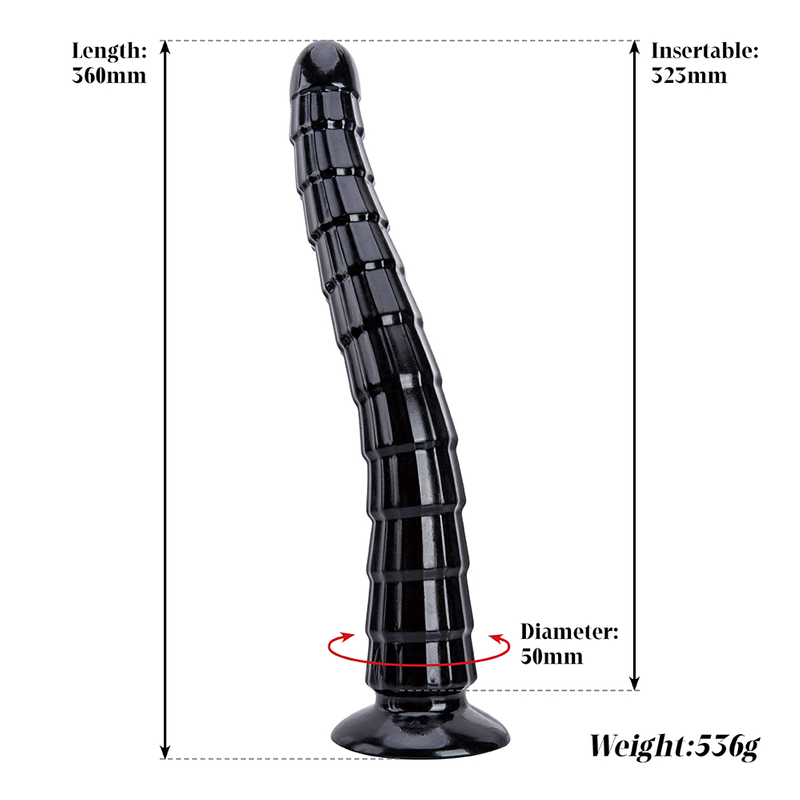 Custom Wholesale Black Long Thin Dildo Massager Hot Selling Couple Fun Toy from Fancy Factory