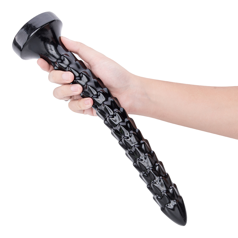 Hot Selling Fancy Factory Custom Couple Massage Toy Wholesale Black Long Thin Dildos