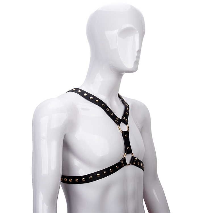 Erotic Adult Sex Toy Leather Lingerie Self Back Body Restraint Set SM Bondage Couple Bdsm Harness for Male