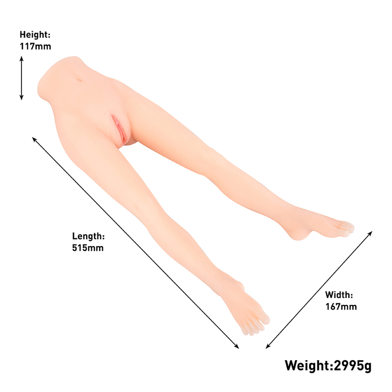 Half Body Sex Doll Torso Vagina Masturbator Beautiful Fat Woman's Legs