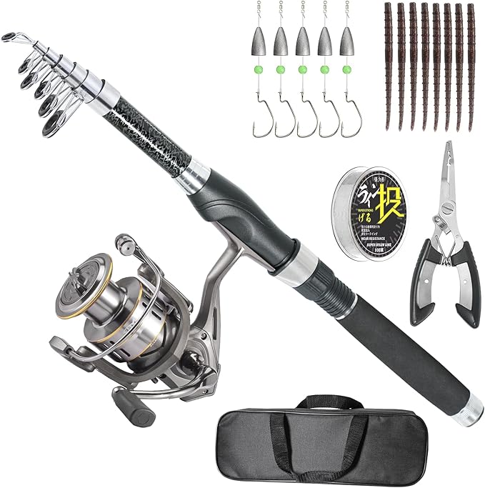 လျားသော combo rod reel combo