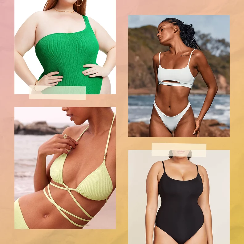 Bikini Deux Pièces Femme Racerback - Dos Croisé, Extensible - Coussinets De Soutien-gorge Inclus - Modèle S0107