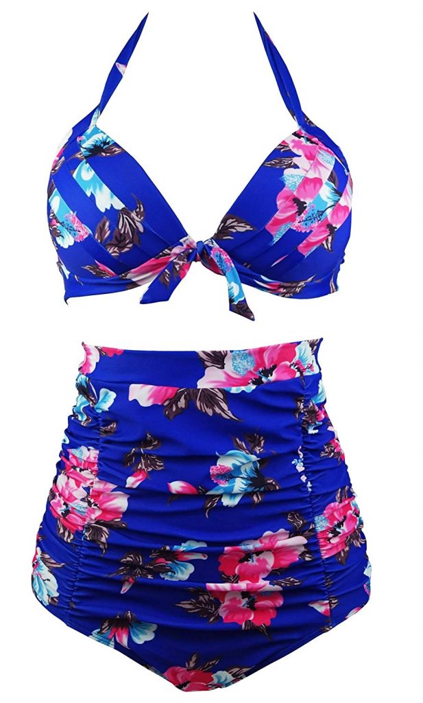 Womens High Waist Bikini Set Trendy Summer Fashion Swimsuit Beach Wear