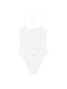 Maillot de bain blanc de style simple