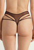 Street Mesh High Waist Brazilian Panties for Womens