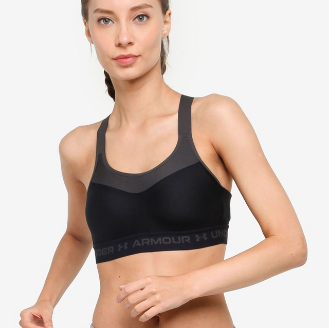 E donne di croce alta sport u bra neru