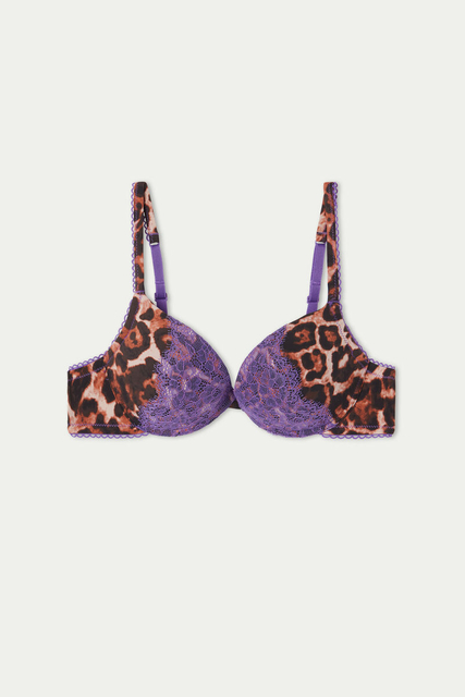 Reggiseno leopardato selvaggio da donna