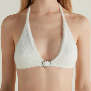 Ladies Fur Triangle Bra