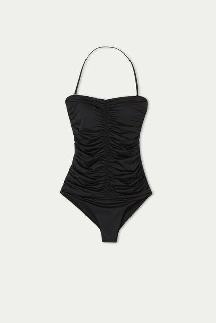 Black One Piece Swimsuit