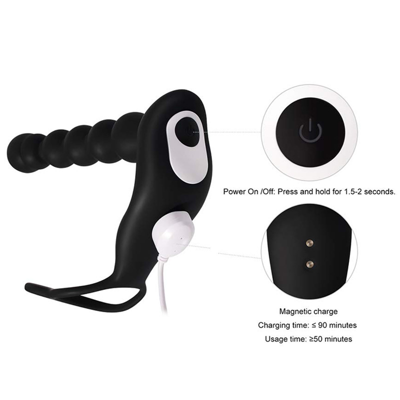 Ergonomic Prostate Stimulator with Remote Control
