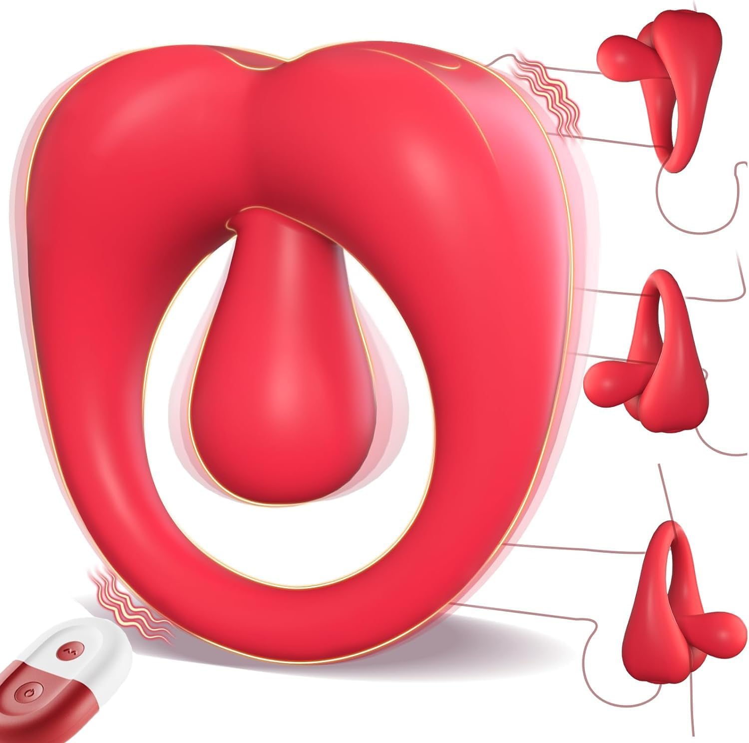 Vibrating Cock Ring for Enhanced Pleasure And Prolonged Erection with Multi Speed Control