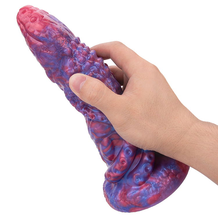 Big Monster Material Silicone Adult Dildo for Woman
