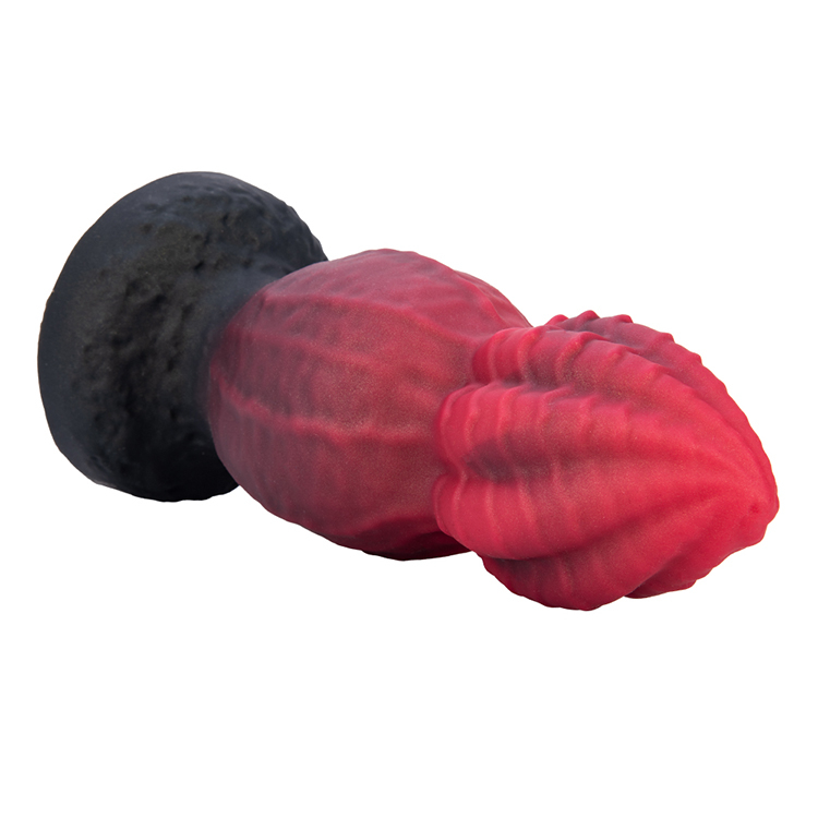 Mixed Color Silicone Gourd Style Masturbation Toy Dildo