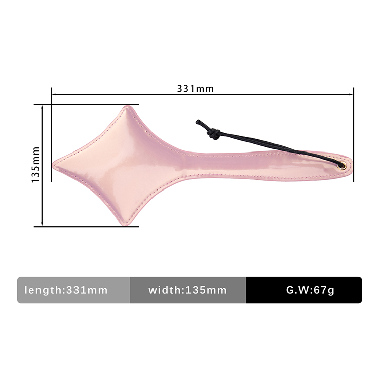 Premium Quality Fluorescence Leather Spanking Paddle for Couples Ideal Gift for SM and BDSM Roleplay