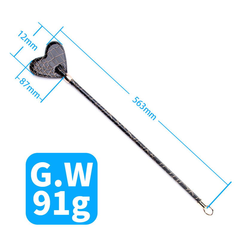 Paddle Soft Leather Heart Love Whip Fetish Sex Toys PU Whip Flogger Products