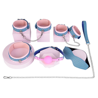 5PCS BDSM Adult Cosplay Bondage Set 5 Piece Collection for Couples' Flirting and SM Adventures