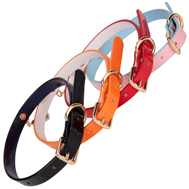 Best Selling Flame PU Leather Restraint Collar BDSM Bondage Neck Collar for Couples' Play