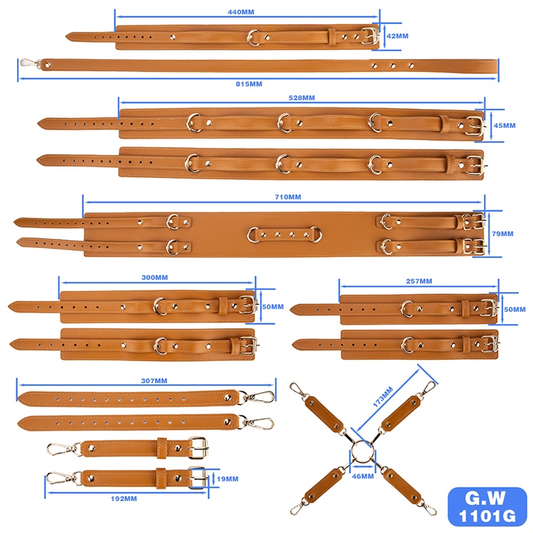 Adult BDSM Device Fetish Roleplay Bondage Set Including Harness Bondage and SM Slave Fantasy Scenarios