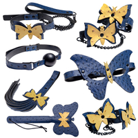 7PCS Embrace a Playful Chase of Power and Seduction with this Beautiful Butterfly Themed BDSM Set