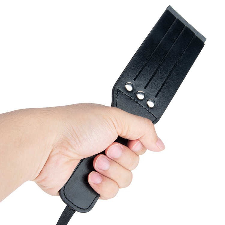 Wholesale Black PU Leather Spanking Paddle Kit with Rivet for Couple BDSM Bondage Sex Games