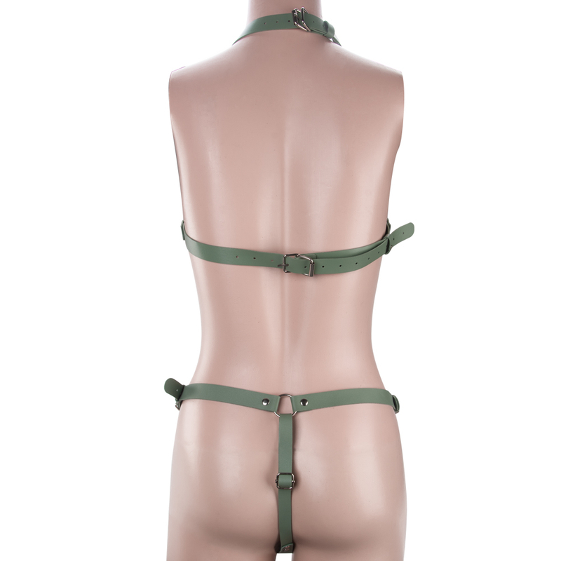 Universal BDSM Leather Bondage Set Premium Slave Restraint Outfit for Multi purpose BDSM Play