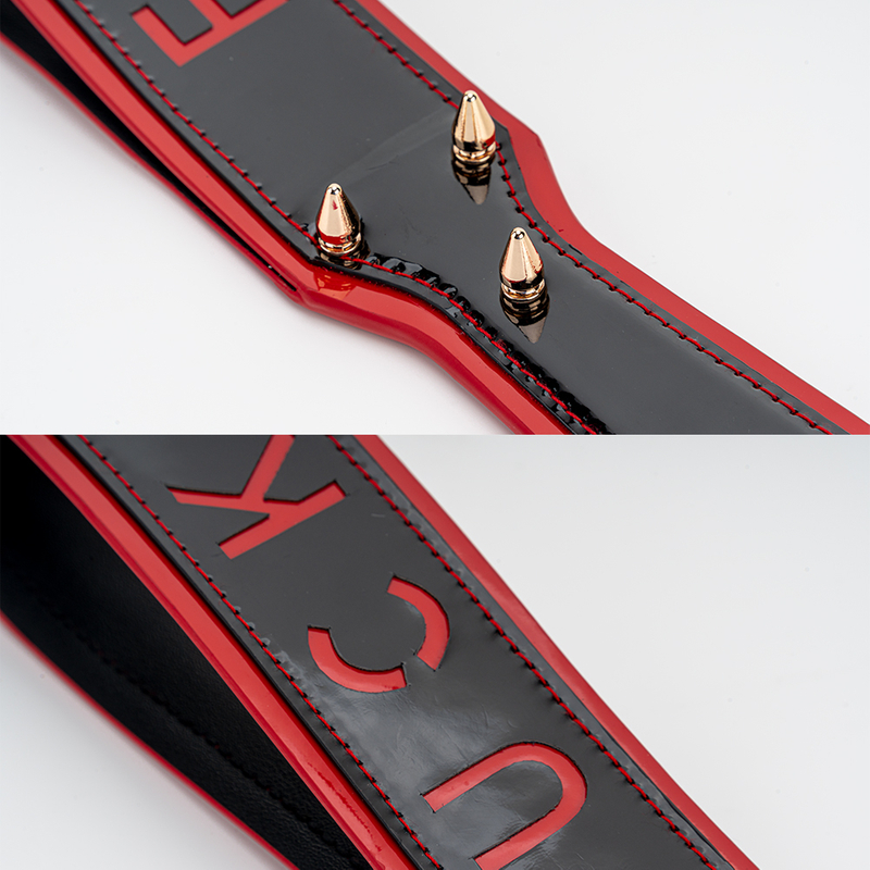 Novelty BDSM Ruler Spanking Paddle Adult Sex Toy Flogger Whip Fetish Whip